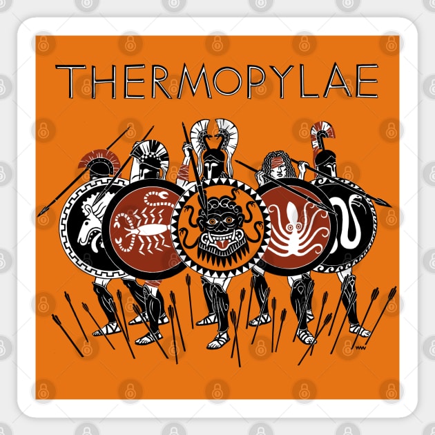 Thermopylae Sticker by WonderWebb